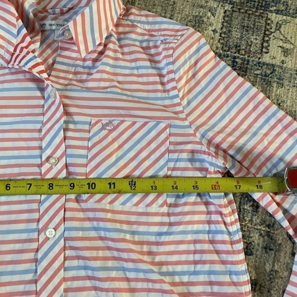 Southern Tide Emry Button Down Performance Top - image 6